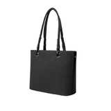 Black Textured Handbag