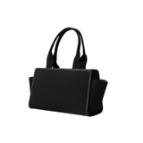 Black Faux Suede Tote Bag
