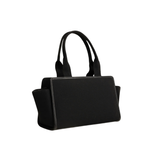 Black Faux Suede Tote Bag