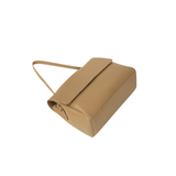 Dark Beige Structured Tote Bag