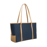 Navy Two-Tone Tote Bag